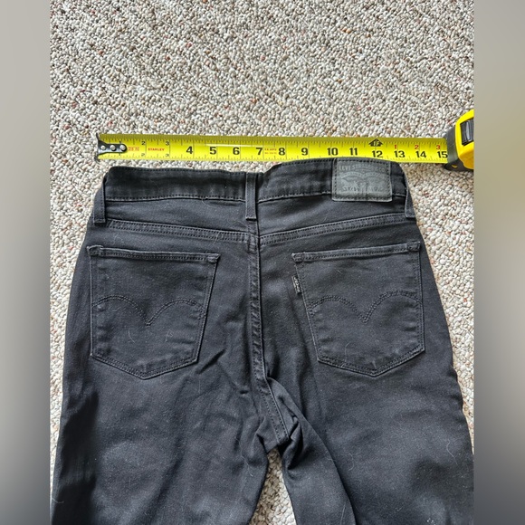 Levi’s 711 womens Skinny Jeans soft black - Picture 10 of 10